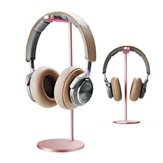 Universal Ständer Ohrhörer Headset Kopfhörer Stand H01 für Motorola Moto E32 Rosegold
