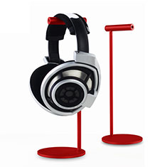 Universal Ständer Ohrhörer Headset Kopfhörer Stand für Oppo F19 Pro Rot