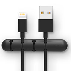 USB Ladekabel Kabel C02 für Apple iPad 10.2 (2020) Schwarz