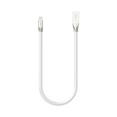 USB Ladekabel Kabel C06 für Apple iPad 10.2 (2020) Weiß