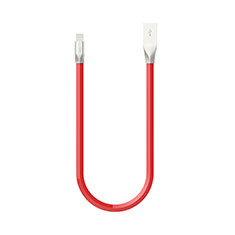 USB Ladekabel Kabel C06 für Apple iPhone 7 Plus Rot
