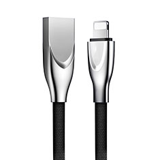 USB Ladekabel Kabel D05 für Apple iPad Pro 12.9 (2020) Schwarz