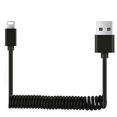 USB Ladekabel Kabel D08 für Apple iPad Pro 11 (2020) Schwarz