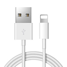USB Ladekabel Kabel D12 für Apple iPhone 5 Weiß