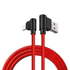 USB Ladekabel Kabel D15 für Apple iPad New Air (2019) Rot