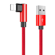 USB Ladekabel Kabel D16 für Apple iPad 10.2 (2020) Rot