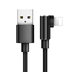 USB Ladekabel Kabel D17 für Apple iPhone 7 Schwarz