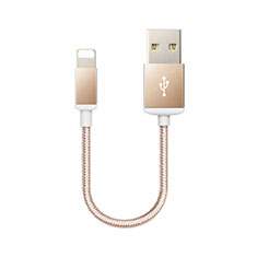 USB Ladekabel Kabel D18 für Apple iPhone 14 Pro Gold