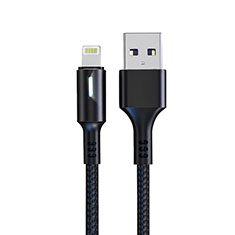 USB Ladekabel Kabel D21 für Apple iPad New Air (2019) 10.5 Schwarz