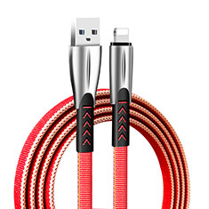 USB Ladekabel Kabel D25 für Apple iPad Mini Rot