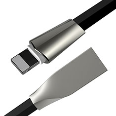 USB Ladekabel Kabel L06 für Apple iPad 10.2 (2020) Schwarz