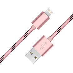 USB Ladekabel Kabel L10 für Apple iPad 10.2 (2020) Rosa