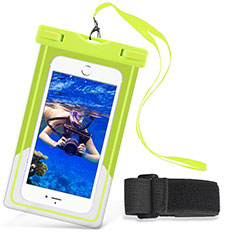 Wasserdicht Unterwasser Handy Schutzhülle Universal W03 für Motorola Moto E XT1021 Grün