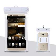 Wasserdicht Unterwasser Handy Schutzhülle Universal für Asus Zenfone 5 Lite ZC600KL Weiß