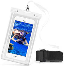 Wasserdicht Unterwasser Handy Tasche Universal W03 für Asus Zenfone 5 Lite ZC600KL Weiß