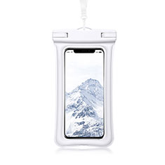 Wasserdicht Unterwasser Handy Tasche Universal W12 für Asus Zenfone 5 Lite ZC600KL Weiß