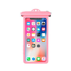 Wasserdicht Unterwasser Handy Tasche Universal W14 für Apple iPhone 8 Rosa
