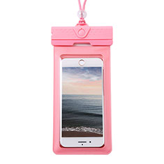 Wasserdicht Unterwasser Handy Tasche Universal W17 für Xiaomi Redmi Note 13 Pro+ Plus 5G Rosa