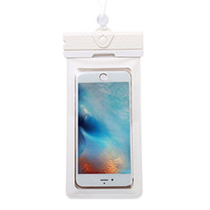 Wasserdicht Unterwasser Handy Tasche Universal W17 für Samsung Galaxy Amp Prime J320P J320M Weiß