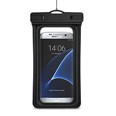Wasserdicht Unterwasser Schutzhülle Tasche Universal für Samsung Galaxy J3 2016 Schwarz