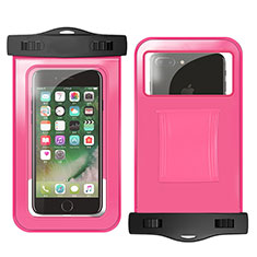 Wasserdicht Unterwasser Schutzhülle Tasche Universal W02 für Accessoires Telephone Support De Voiture Pink