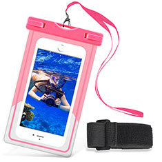 Wasserdicht Unterwasser Schutzhülle Tasche Universal W03 für Motorola Moto Edge 40 Neo 5G Rosa