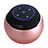 Bluetooth Mini Lautsprecher Wireless Speaker Boxen S22 Rosegold