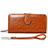 Handtasche Clutch Handbag Hülle Leder Universal Braun