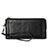 Handtasche Clutch Handbag Hülle Leder Universal Schwarz