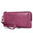 Handtasche Clutch Handbag Hülle Leder Universal Violett