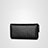 Handtasche Clutch Handbag Leder Gewebtes Universal Schwarz