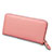 Handtasche Clutch Handbag Leder Lichee Pattern Universal H25 Rosa