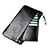 Handtasche Clutch Handbag Schutzhülle Leder Universal H08 Schwarz