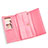 Handtasche Clutch Handbag Schutzhülle Leder Universal H14 Rosa