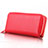 Handtasche Clutch Handbag Schutzhülle Leder Universal H21 Rot