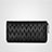 Handtasche Clutch Handbag Schutzhülle Leder Universal H35 Schwarz