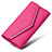 Handtasche Clutch Handbag Schutzhülle Leder Universal K03 Pink