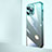 Handyhülle Hülle Crystal Hartschalen Tasche Schutzhülle Farbverlauf QC1 für Apple iPhone 15 Pro Max Blau