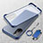 Handyhülle Hülle Crystal Hartschalen Tasche Schutzhülle H01 für Huawei Nova 8 Pro 5G Blau
