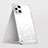 Handyhülle Hülle Crystal Hartschalen Tasche Schutzhülle H01 für Oppo Find X3 Pro 5G Silber