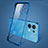 Handyhülle Hülle Crystal Hartschalen Tasche Schutzhülle H01 für Oppo Reno9 Pro 5G Blau