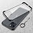 Handyhülle Hülle Crystal Hartschalen Tasche Schutzhülle H02 für Apple iPhone 15 Schwarz