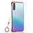 Handyhülle Hülle Crystal Hartschalen Tasche Schutzhülle H02 für Huawei P smart S Rot