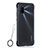 Handyhülle Hülle Crystal Hartschalen Tasche Schutzhülle H02 für Oppo A52 Schwarz