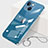 Handyhülle Hülle Crystal Hartschalen Tasche Schutzhülle H09 für Apple iPhone 13 Blau