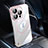 Handyhülle Hülle Crystal Hartschalen Tasche Schutzhülle mit Mag-Safe Magnetic Magnetisch für Apple iPhone 14 Pro Max Rosegold