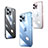 Handyhülle Hülle Crystal Hartschalen Tasche Schutzhülle QC2 für Apple iPhone 13