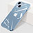 Handyhülle Hülle Crystal Hartschalen Tasche Schutzhülle WT1 für Apple iPhone 14 Hellblau