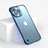 Handyhülle Hülle Crystal Hartschalen Tasche Schutzhülle WT1 für Apple iPhone 14 Pro Blau