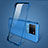 Handyhülle Hülle Crystal Rahmenlos Hartschalen Tasche Schutzhülle für Vivo iQOO Neo6 5G Blau